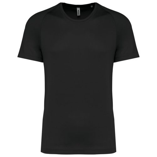 Herren-Sportshirt aus Recyclingmaterial mit Rundhalsausschnitt PA4012 – Proact in Black