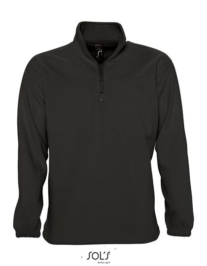 Half-Zip Fleece Ness – SOL´S in Black