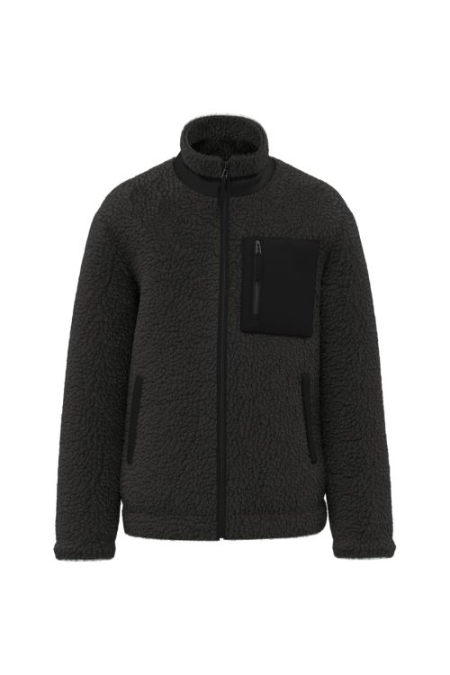 Unisex Sherpajacke NS604 – Native Spirit in Black