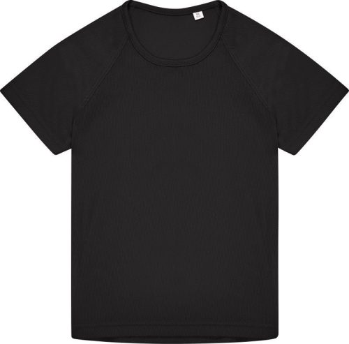 Kinder Sport Shirt "Active" Active T /kids – B&C in Black
