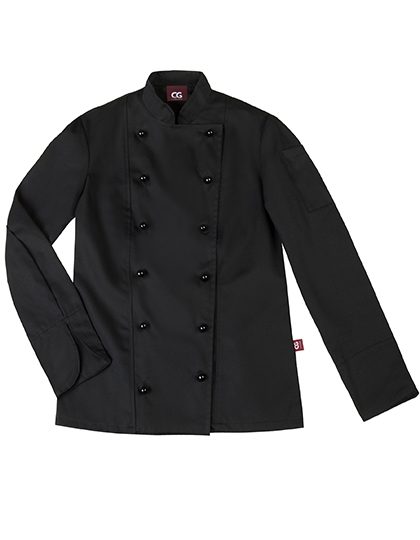 Ladies´ Chef Jacket Rimini – CG Workwear in Black