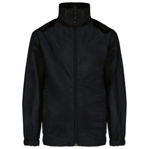 Kinder Windjacke ultraleicht K6102 – Kariban in Black