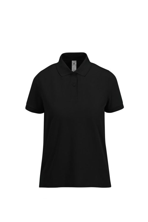 MY POLO 180 Damen mit kurzen Ärmeln PW461 – B&C in Black