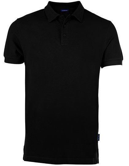 Men´s Luxury Polo – HRM in Black