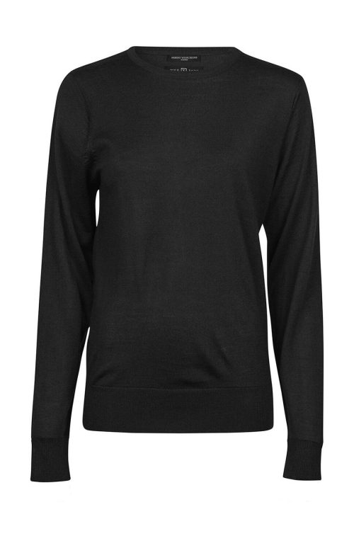 Women´s Crew Neck Sweater – Tee Jays in Black