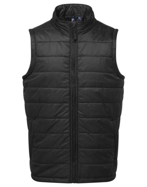 Men's 'recyclight' Padded Gilet – Premier in Black