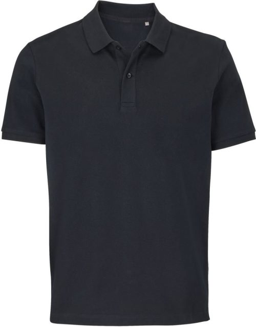Schweres Unisex Piqué Polo Pegase – SOL'S in Black