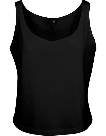 Ladies´ Oversized Tanktop – Build Your Brand in Black