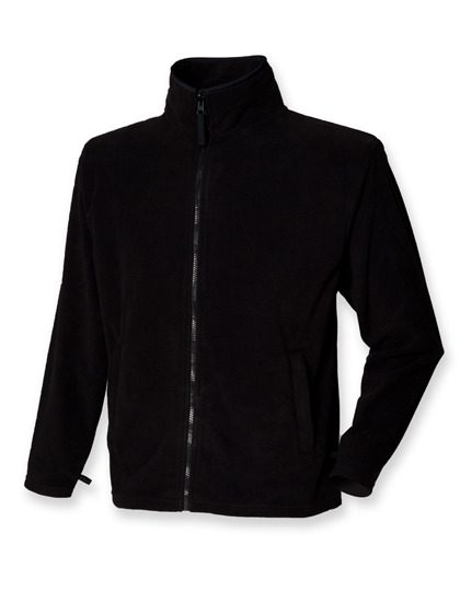 Men´s Microfleece Jacket – Henbury in Black