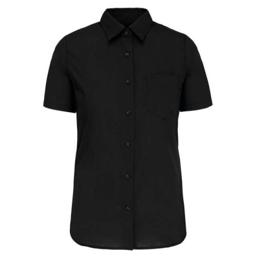 Judith - Ladies' Short-Sleeved Shirt – Kariban in Black