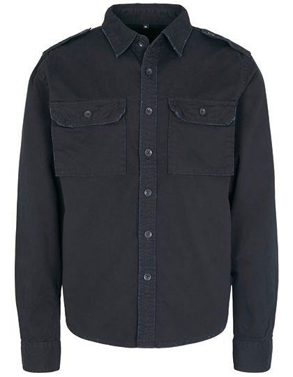 Vintage Shirt Long Sleeve – Build Your Brandit in Black