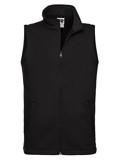 Men´s Smart Softshell Gilet – Russell Athletic in Black