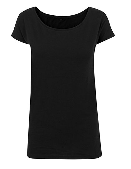 Ladies´ Wideneck Tee – Build Your Brand in Black