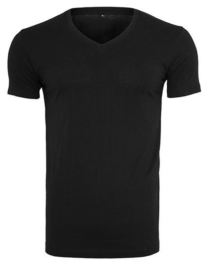 Light T-Shirt V-Neck – Build Your Brand in Black