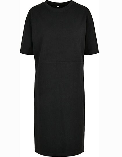 Ladies´ Organic Oversized Slit Tee Dress – Build Your Brand in Black