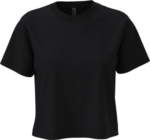 Schweres Damen Crop Top N 7610 – Next Level Apparel in Black