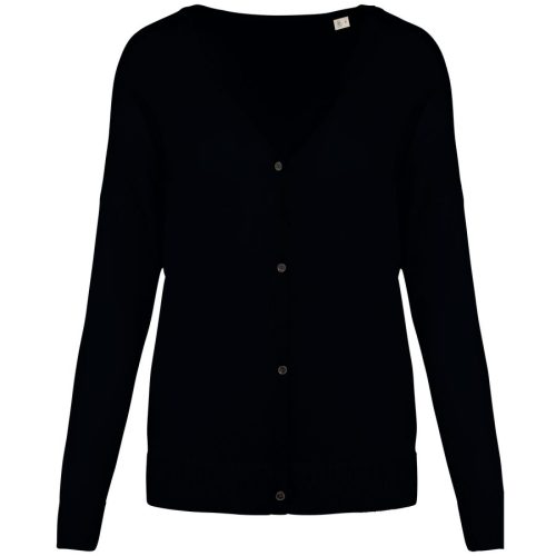 Damenstrickjacke aus Lyocell NS922 – Spasso in Black