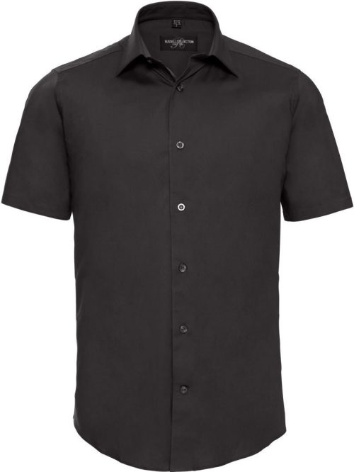 Stretch Hemd kurzarm 947M – Russell Athletic in Black