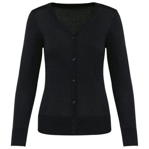 Damen Supima® Cardigan PK903 – Kariban Premium in Black
