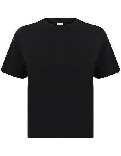 Women´s Cropped Boxy T – SF Clothing in Black