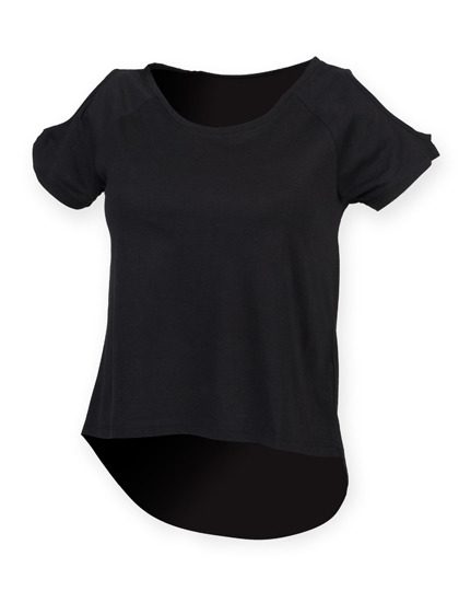 Women´s Drop Tail T – SF Clothing in Black