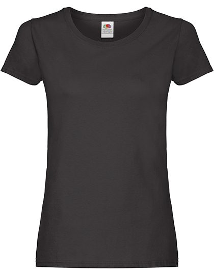 Ladies´ Original T – Fruit of the Loom in Black