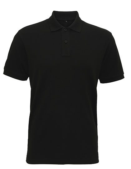 Men´s Super Smooth Knit Polo – Asquith & Fox in Black