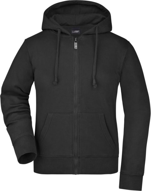 Damen Kapuzen Sweatjacke JN 53 – Daiber in Black