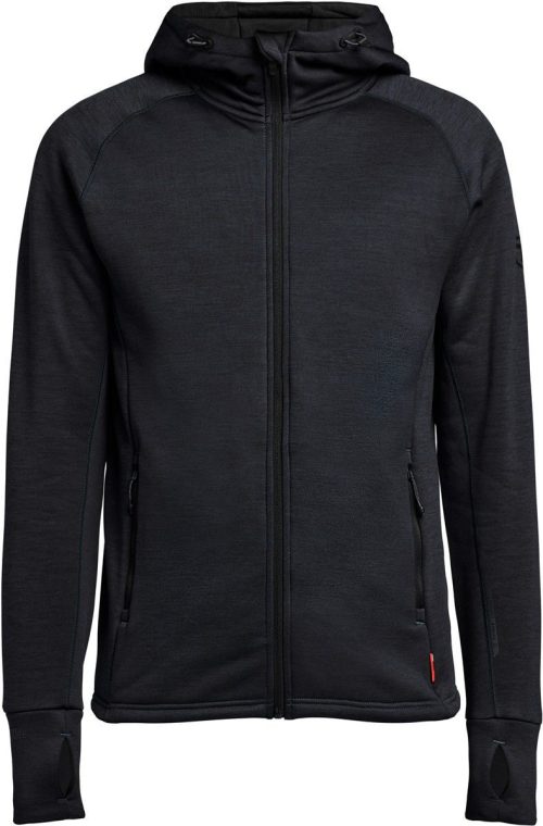 Herren Kapuzen Sweatjacke TXlite Hoodie Zip Men – Tenson in Black