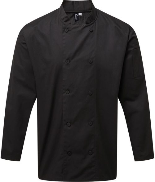Kochjacke langarm "Coolchecker®" PR 903 – Premier in Black