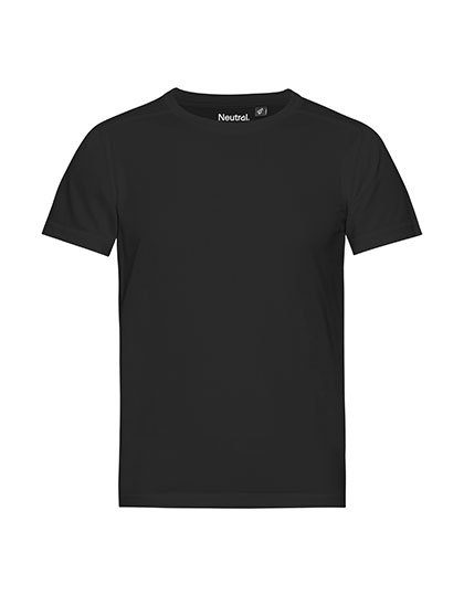 Recycled Kids Performance T-Shirt – Neutral in Black