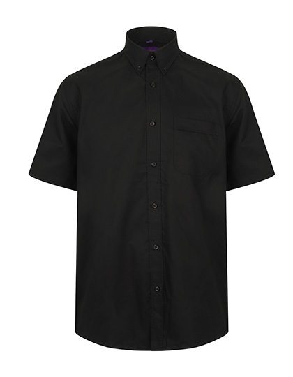 Men´s Wicking Short Sleeve Shirt – Henbury in Black