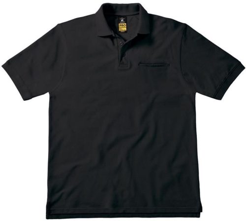 Workwear Piqué Polo Energy Pro – B&C in Black