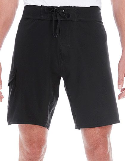 Stretch Board Shorts – Burnside in Black