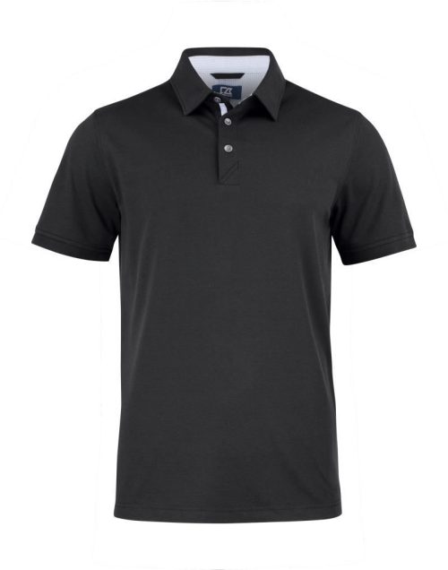 Herren Piqué Polo Advantage Premium Polo M – Cutter & Buck in Black