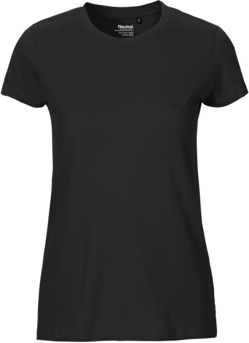 Damen Bio T-Shirt O 81001 – Neutral in Black