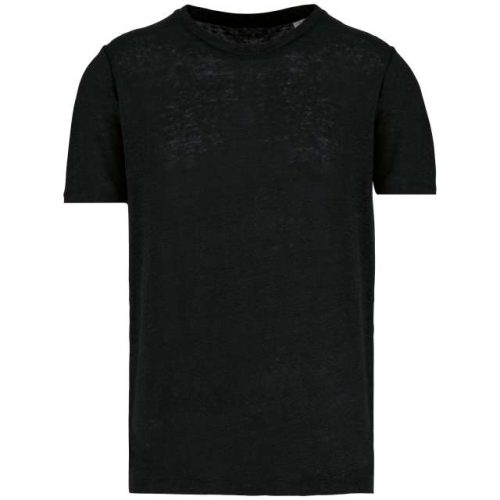 Men's Linen T-Shirt – Spasso in Black