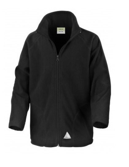 Youth Microfleece Jacket – Result Core in Black