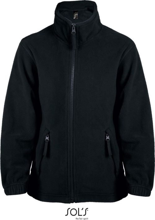 Kinder Fleece Jacke North Kids – SOL'S in Black