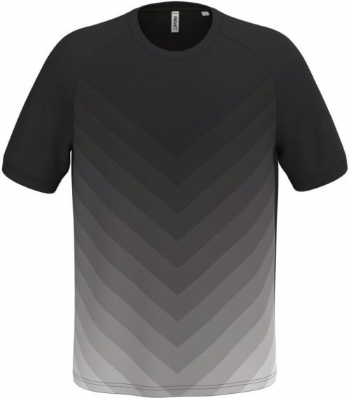 Unisex Sport Shirt mit Farbverlauf PA 4047 – Kariban ProAct in Black