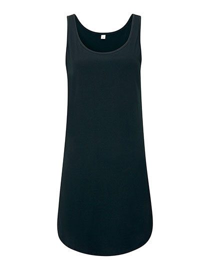 Women’s Curved Vest Dress – Mantis in Black