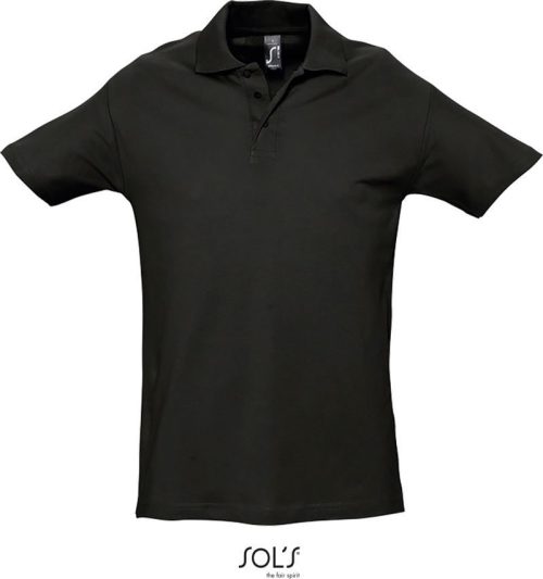 Piqué Polo Spring II – SOL'S in Black