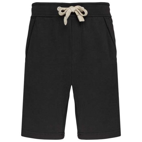 Unisex French Terry Bermuda Shorts – Kariban in Black