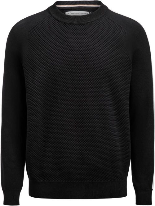 Herren Pullover Scarsdale Sweater Men – James Harvest in Black