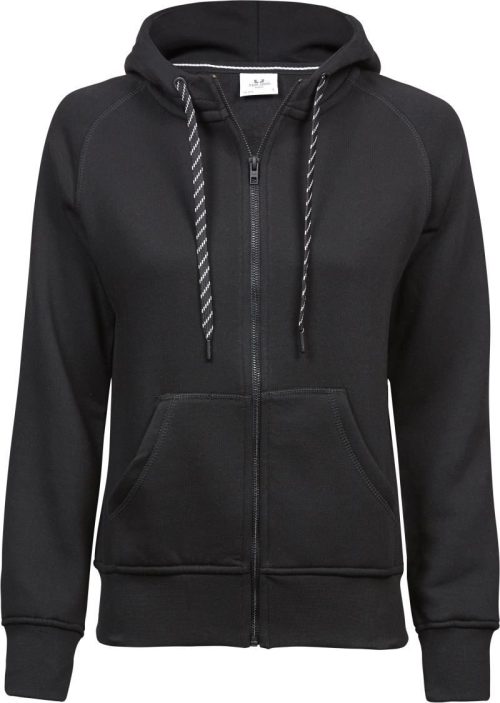 Damen Kapuzen Sweatjacke TJ 5436 – Tee Jays in Black