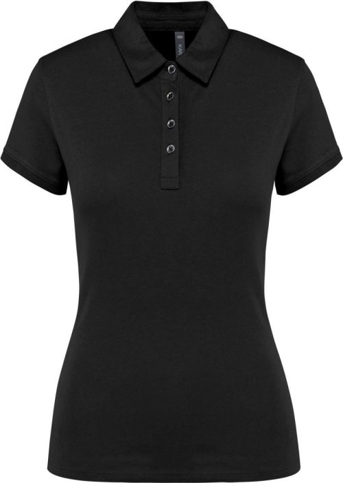 Damen Jersey Polo K 263 – Kariban in Black