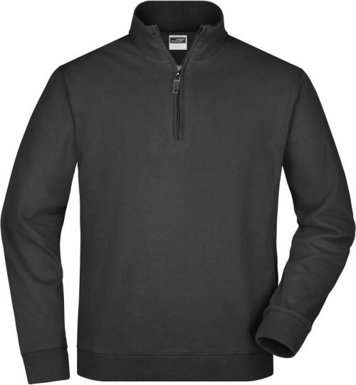 Sweater mit 1/4 Zip JN 352 – Daiber in Black