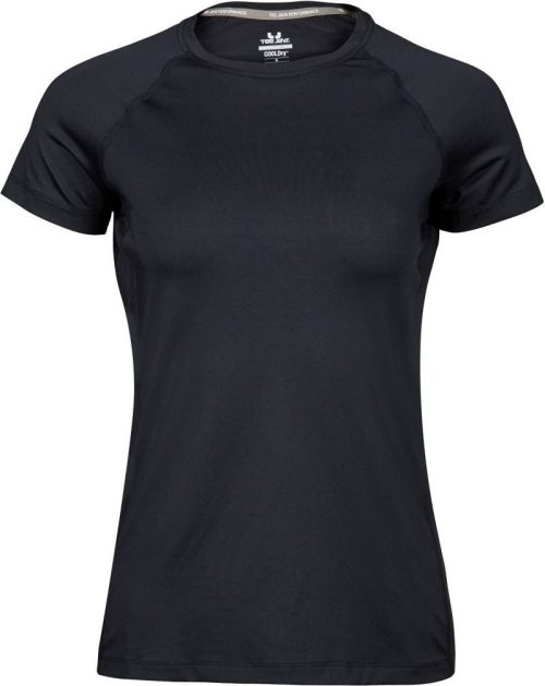 Damen CoolDry Sport Shirt TJ 7021 – Tee Jays in Black