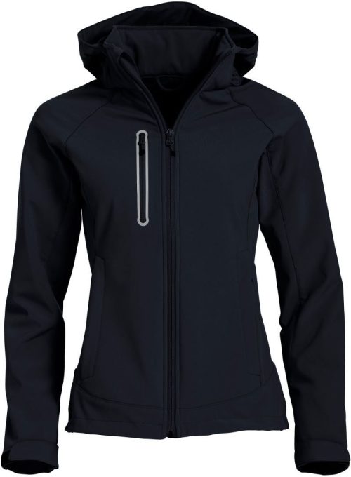 Damen 3-Lagen Softshell Jacke Milford Jacket Women – Clique in Black