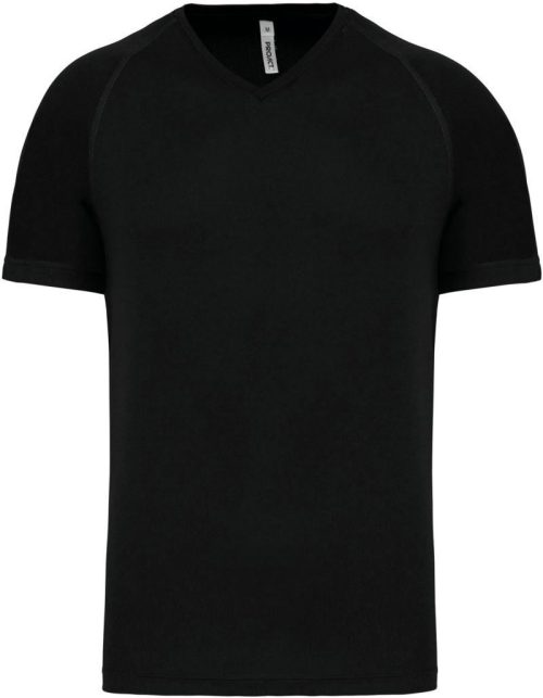 Herren V-Ausschnitt Sport Shirt PA 476 – Kariban ProAct in Black